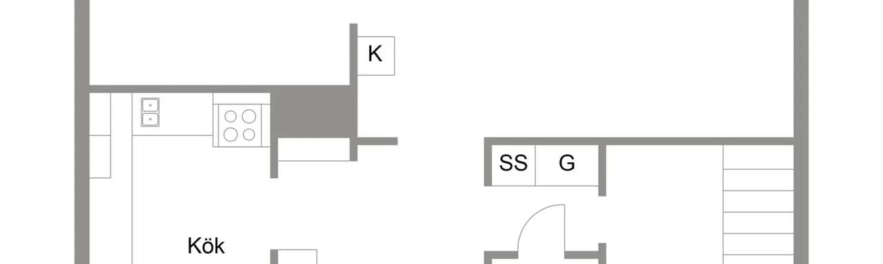 Planritning för Åkerbovägen 17