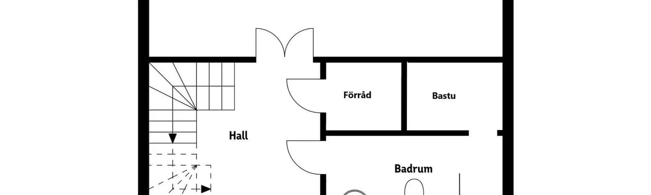 Planritning för Storskiftesvägen 55