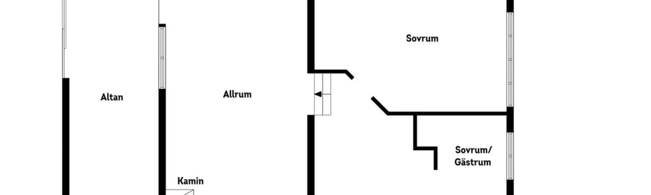 Planritning för Berghem Södergård 15