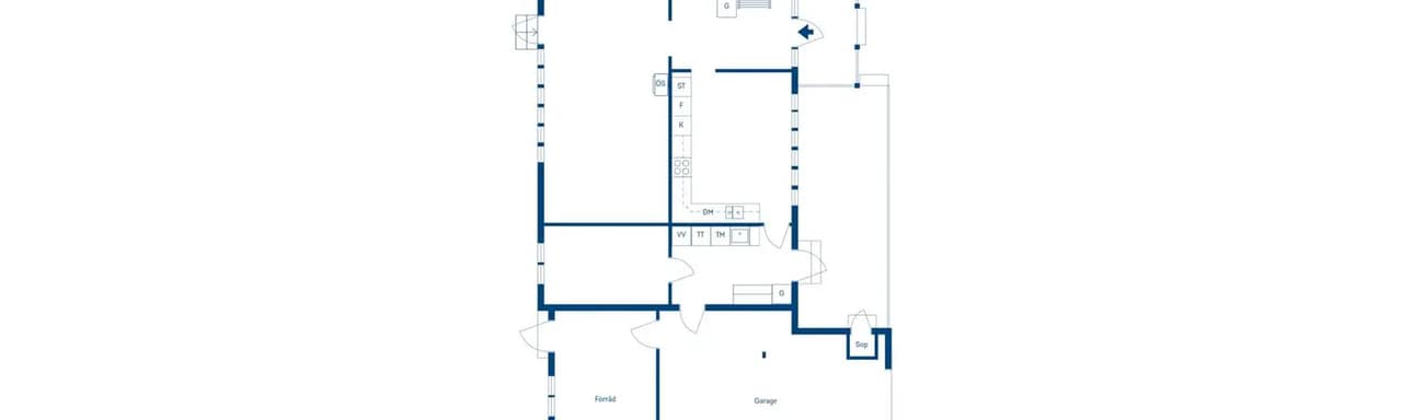 Floor plan for Skidstigen 1