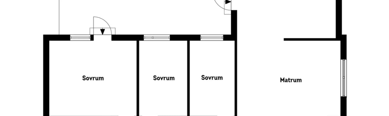 Floor plan for Måsvägen 6