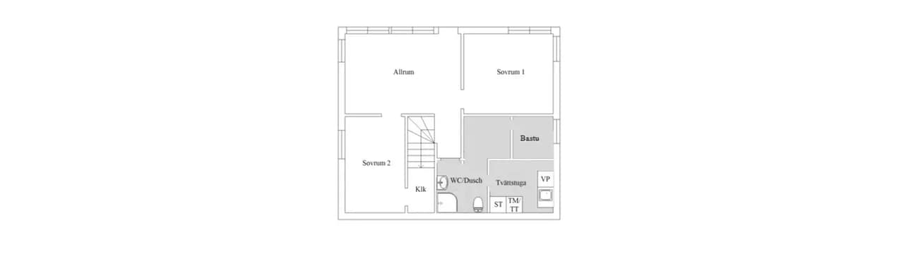 Floor plan for Steningeliden 53