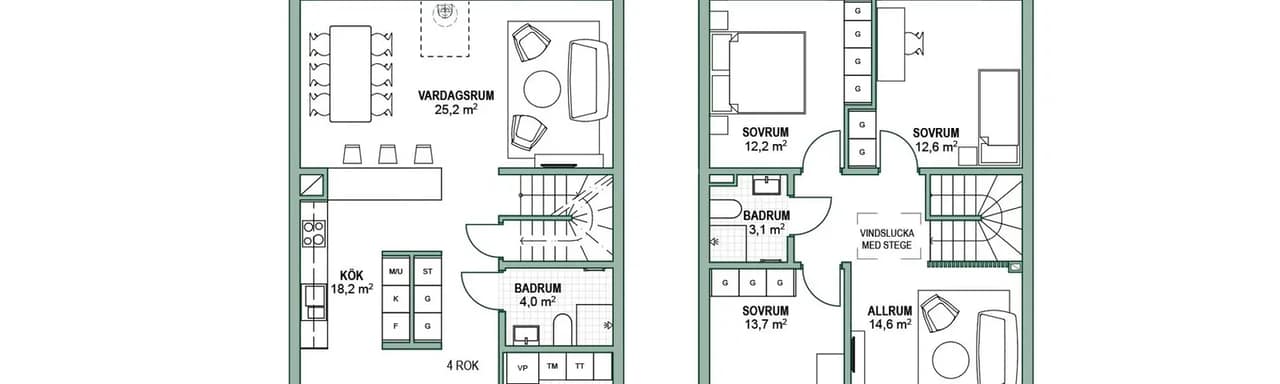 Planritning för Vintergatan 12