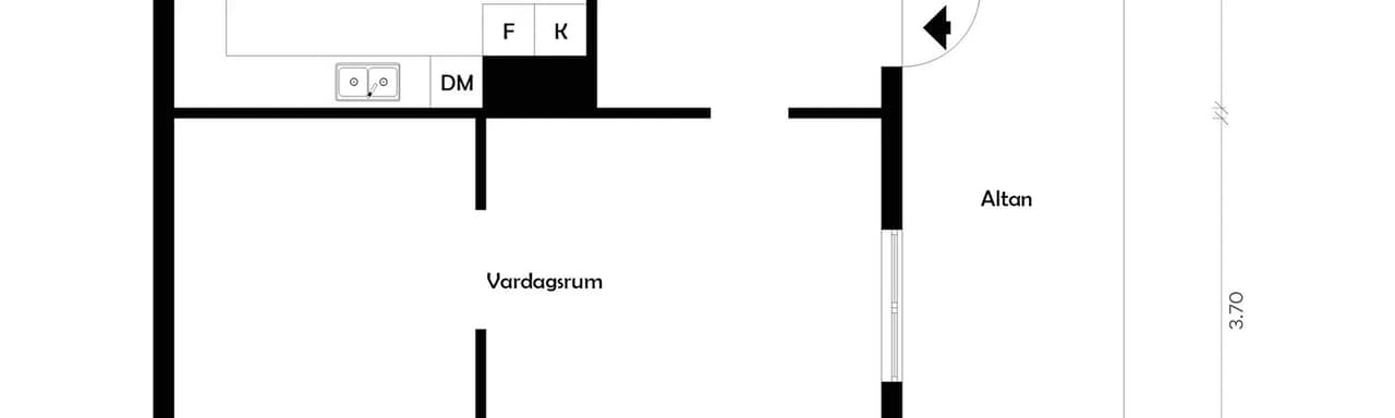 Floor plan for Väring Kroken 1
