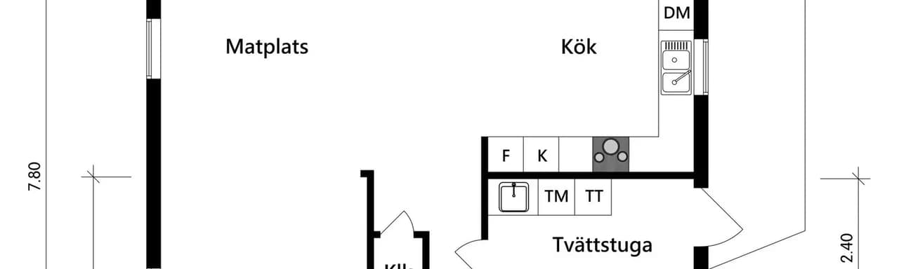 Planritning för Skogsmarksvägen 1