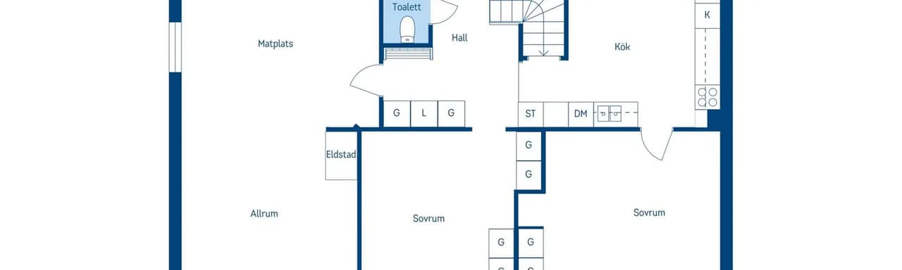 Floor plan for Finnforsvägen 37B