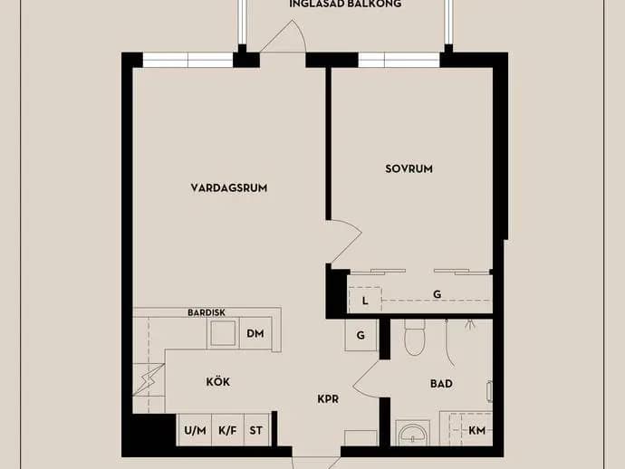 Floor plan for Stambanevägen 26