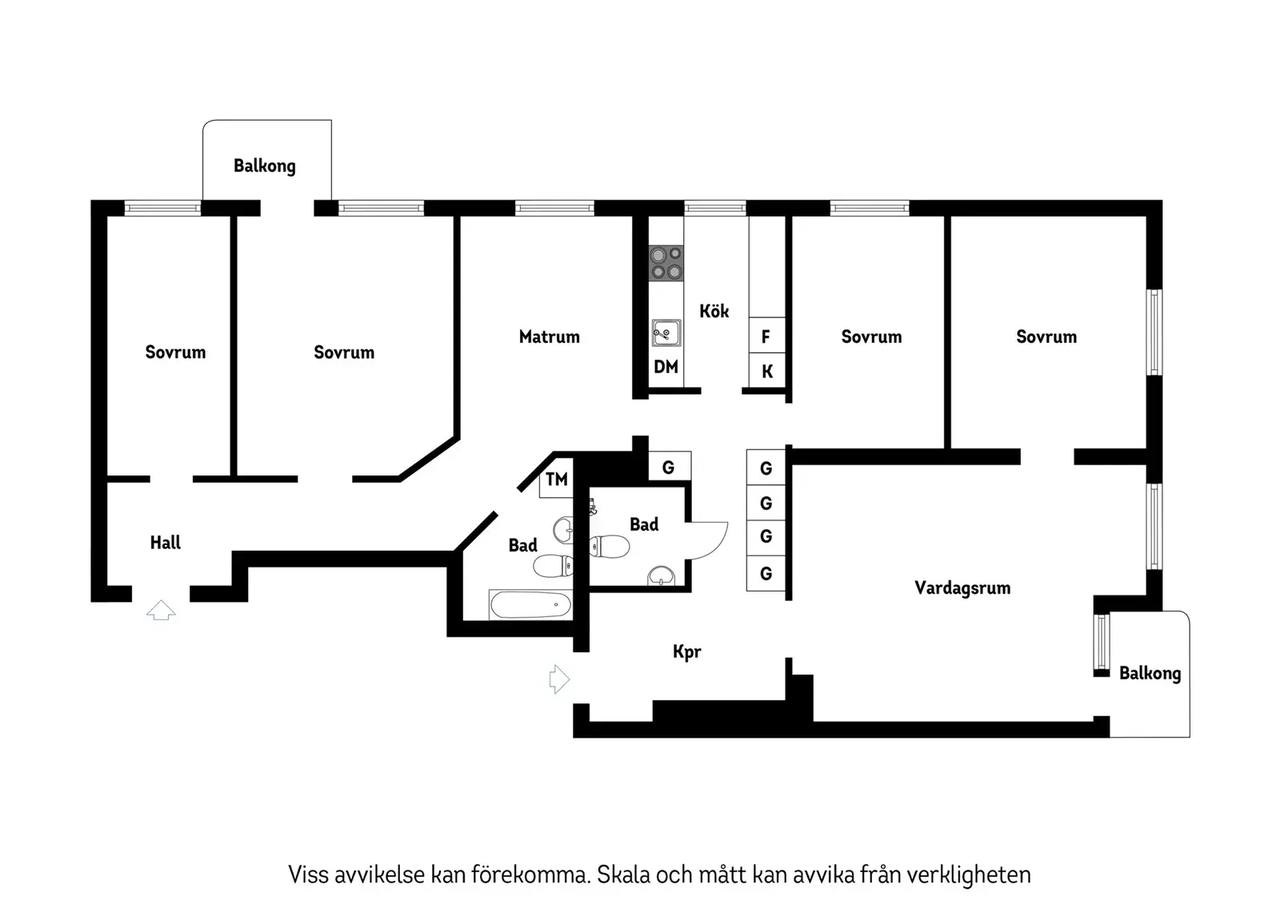 Floor plan for Öregrundsgatan 6