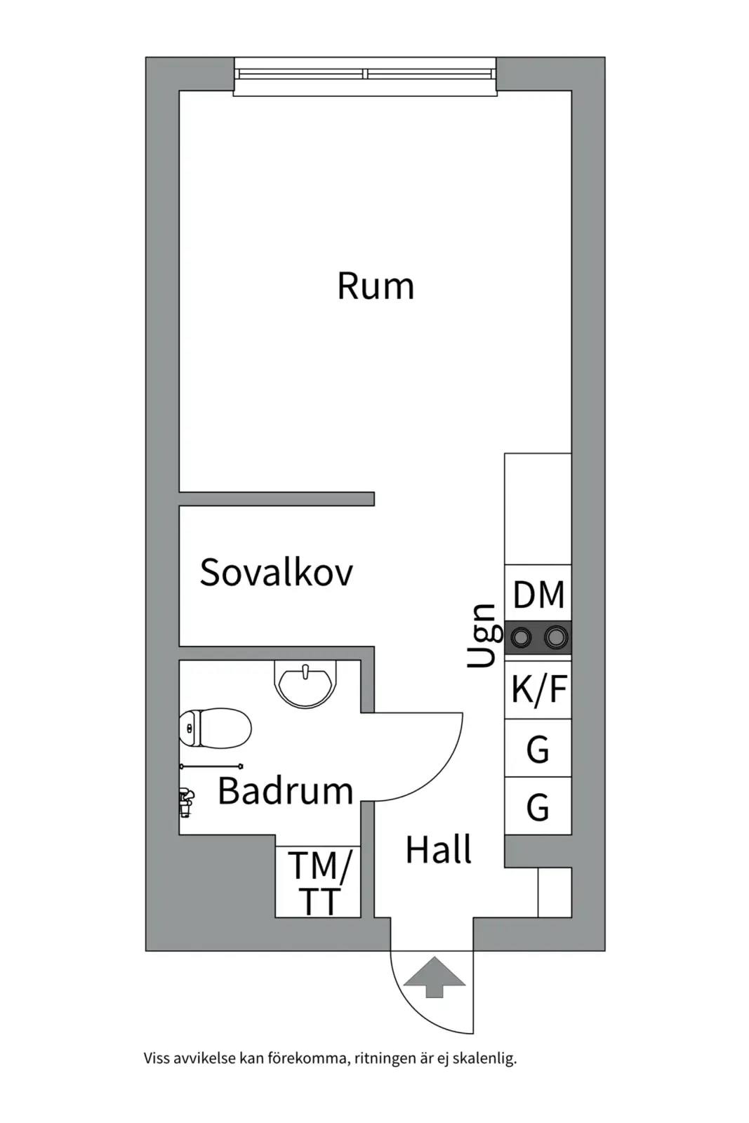 Planritning för Edövägen 7E