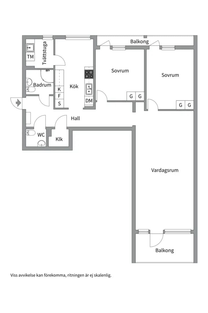 Floor plan for Oxelvägen 51