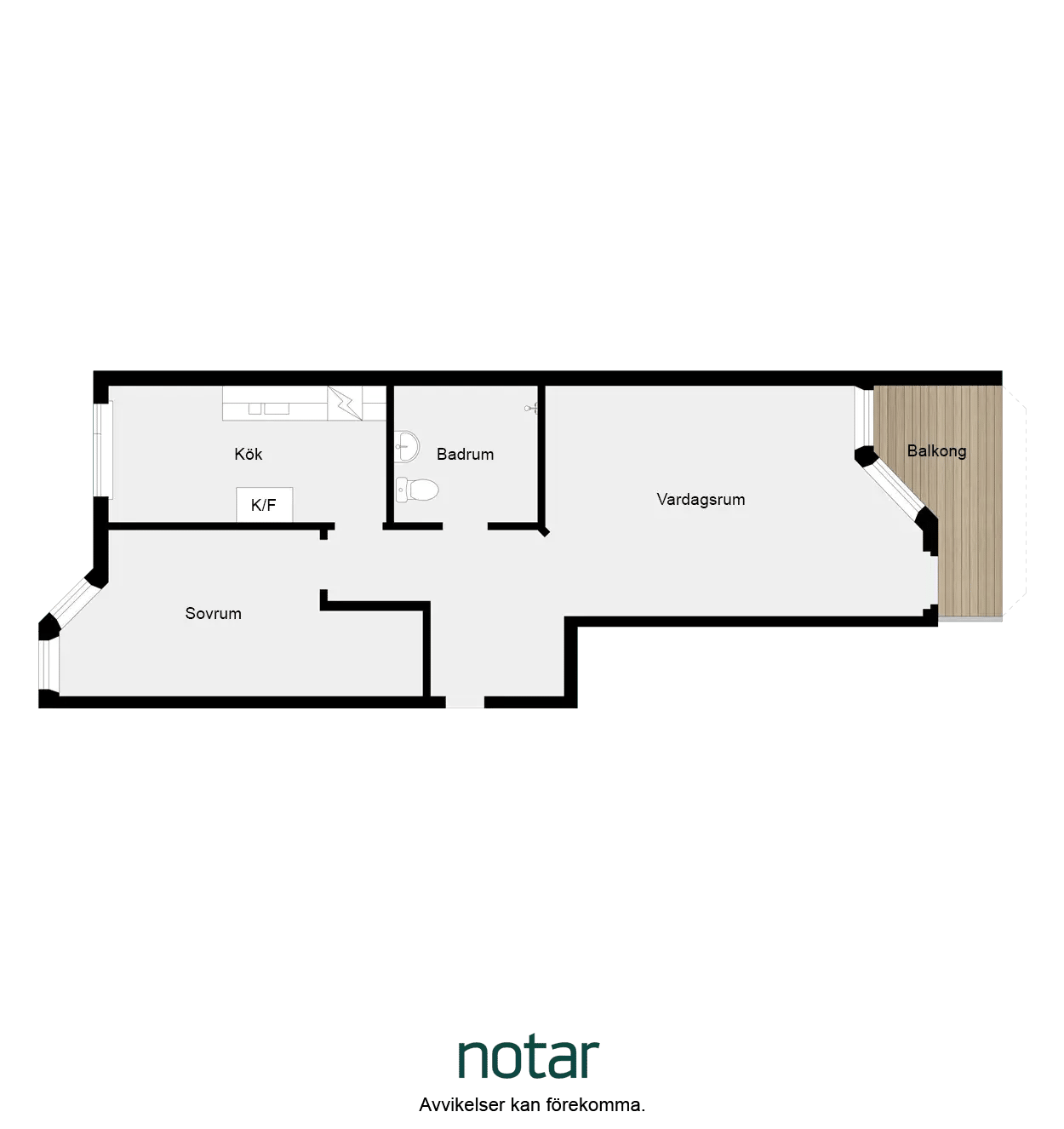 Floor plan for Östra Promenaden 9A