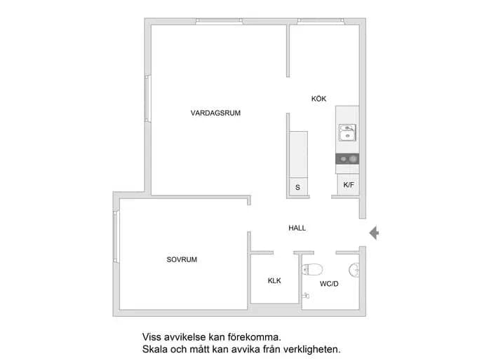Planritning för Bildhuggarvägen 4