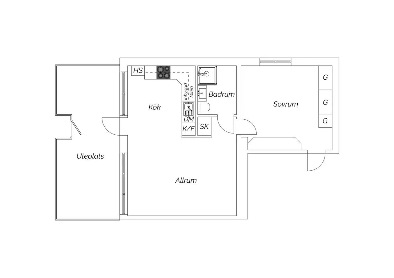 Floor plan for Hägerstensvägen 308