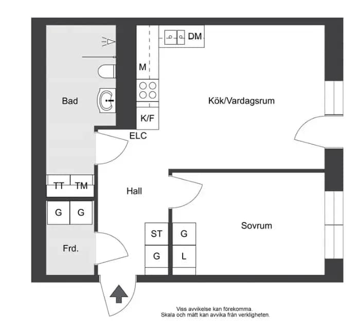 Floor plan for Karlslundsvägen 26