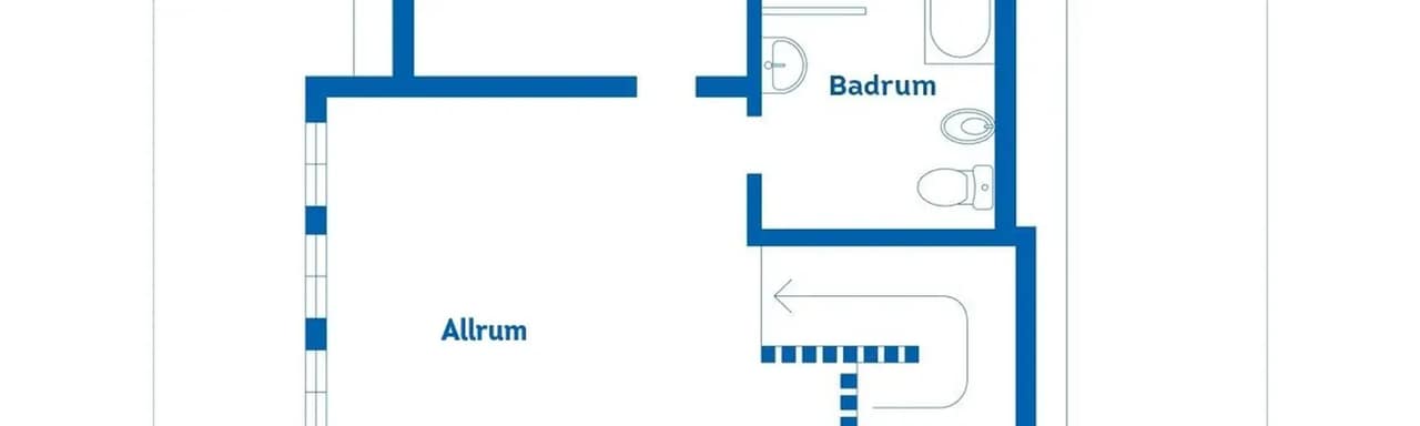 Floor plan for Yxvägen 1