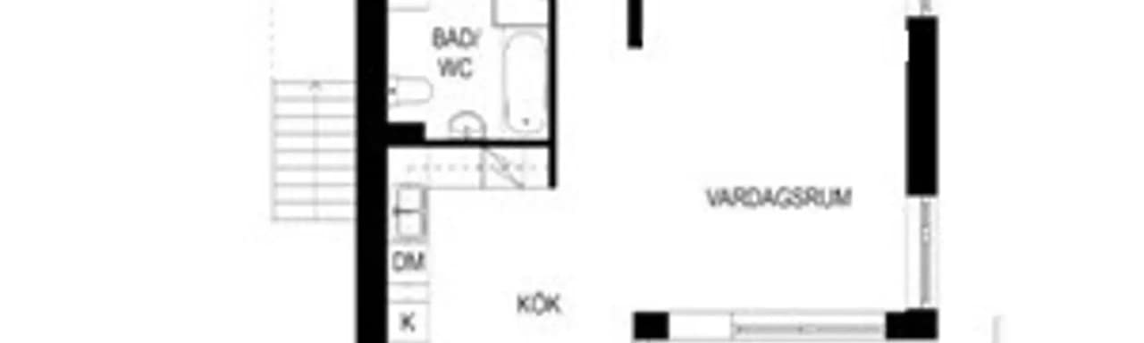 Floor plan for Rotsundagårdsvägen 14A