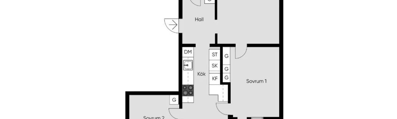 Floor plan for Heimdalsgatan 22