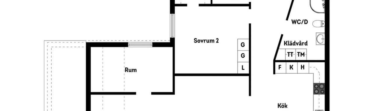 Floor plan for Amiralstorget 1