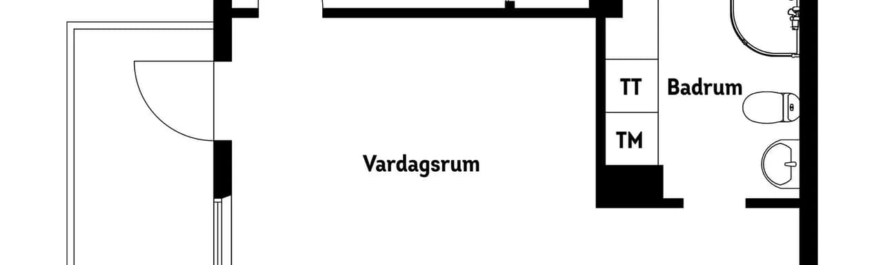 Planritning för Dammtorps allé 14