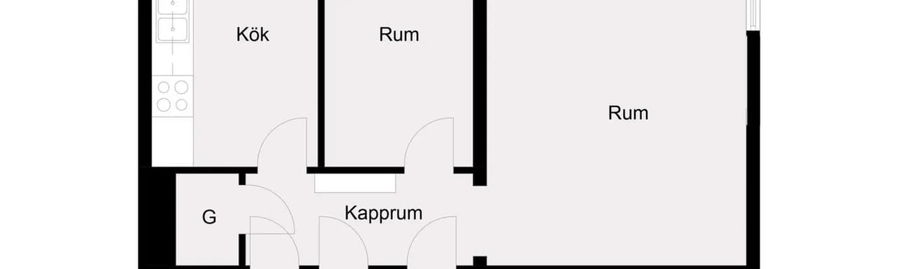 Floor plan for Vitemöllegatan 2