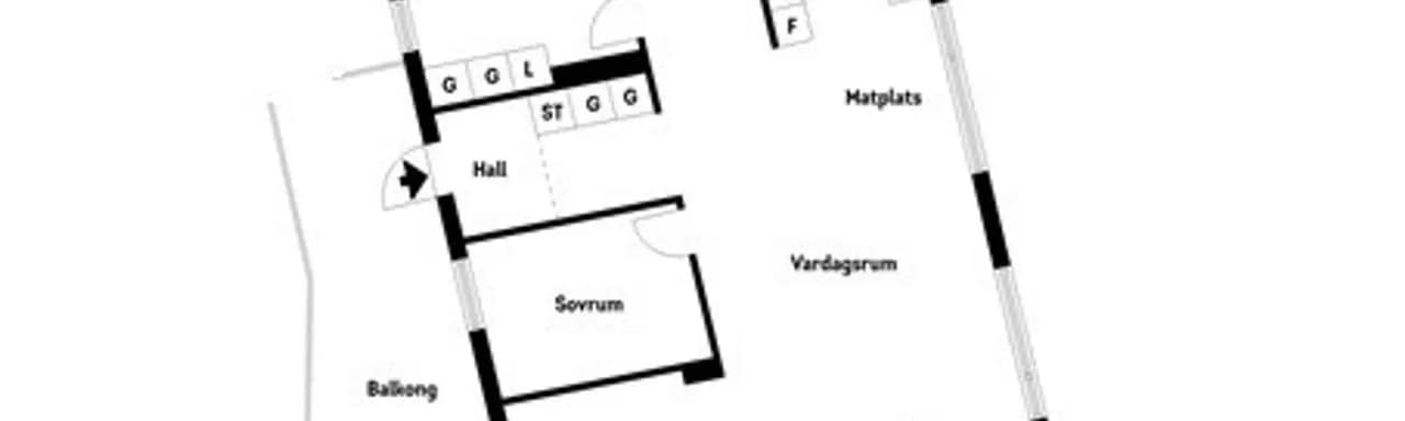 Floor plan for Ytterby Torg 7