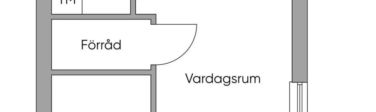 Floor plan for Myrmans väg 15A