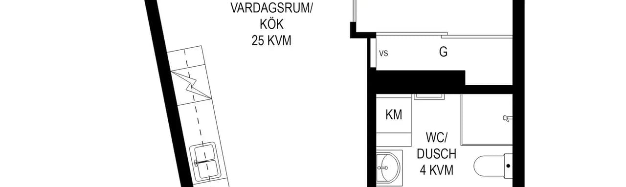 Floor plan for Slalomvägen 12