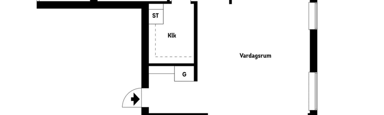 Planritning för Lagmansvägen 65D