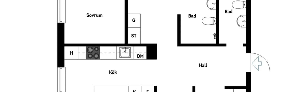 Planritning för Ages Väg 5