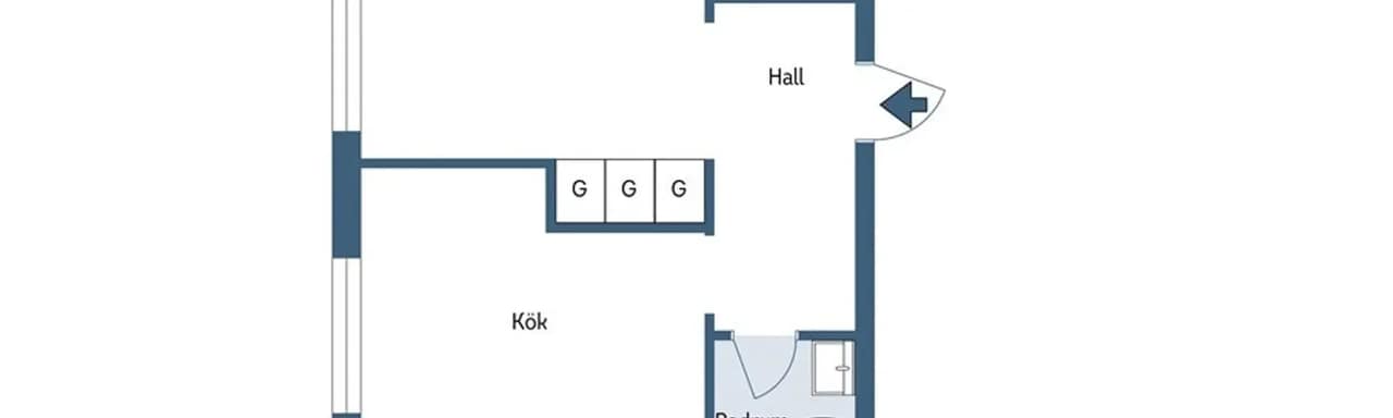 Floor plan for Björkstigen 6B