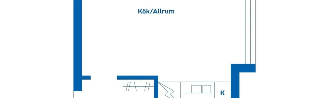 Floor plan for Vallgatan 18