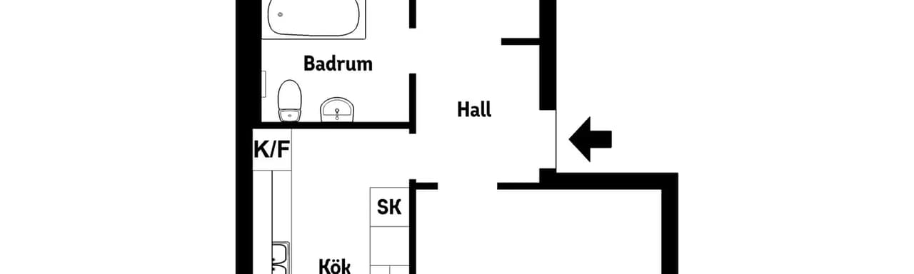 Floor plan for Stupvägen 37