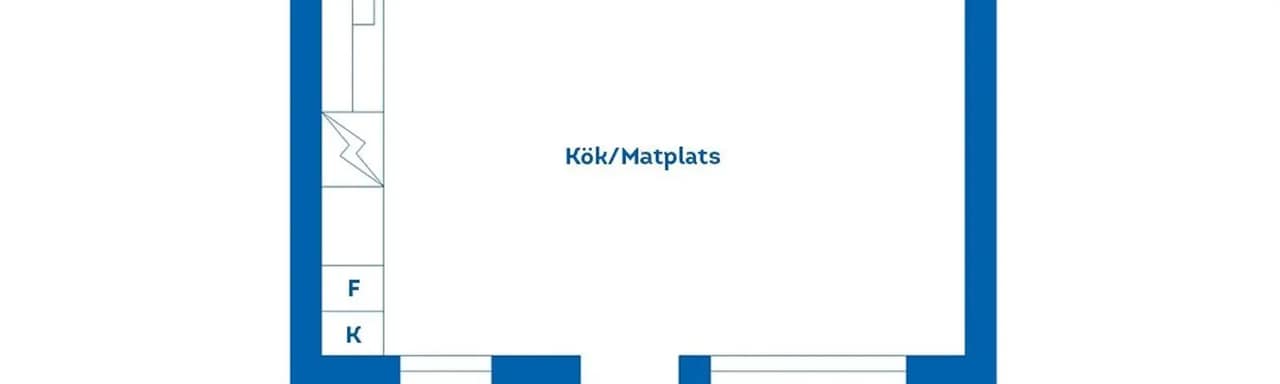 Floor plan for Körvelvägen 36