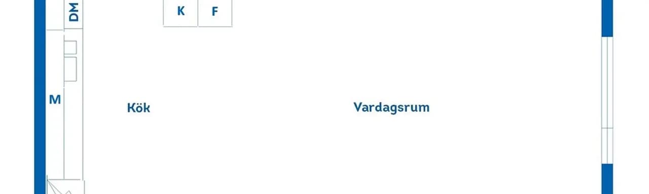 Planritning för Klingagatan 6