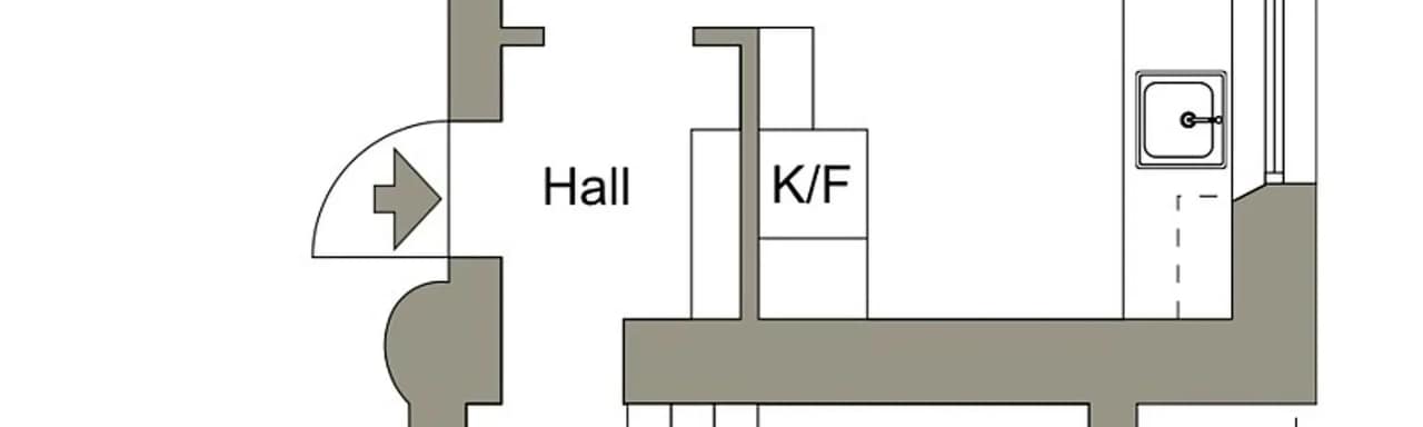 Planritning för Ruuthsesplanaden 6A