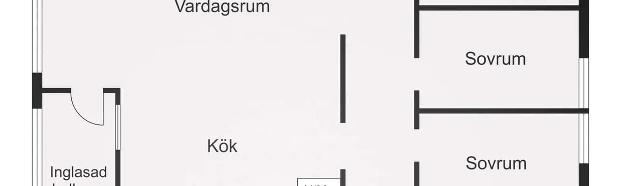 Floor plan for Kvartettgatan 46