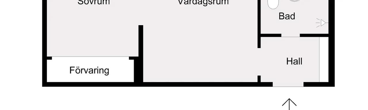 Floor plan for Kronetorpsgatan 52A