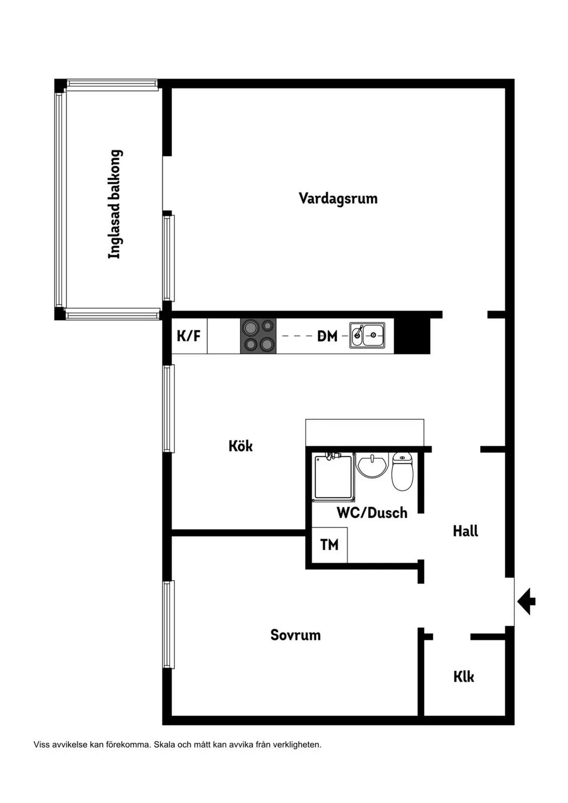Planritning för Centralgatan 32A