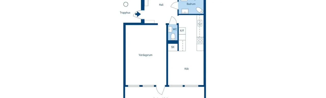 Floor plan for Myntgatan 73