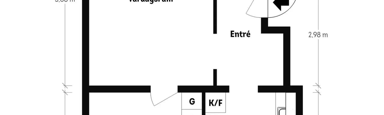 Floor plan for Träringen 16