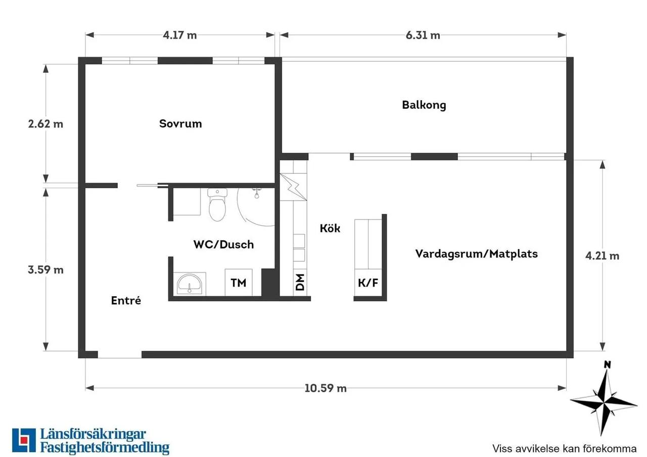 Planritning för Borstbindaregatan 19