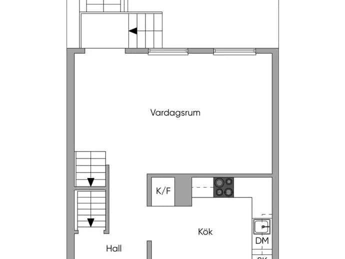 Floor plan for Åkerögatan 8