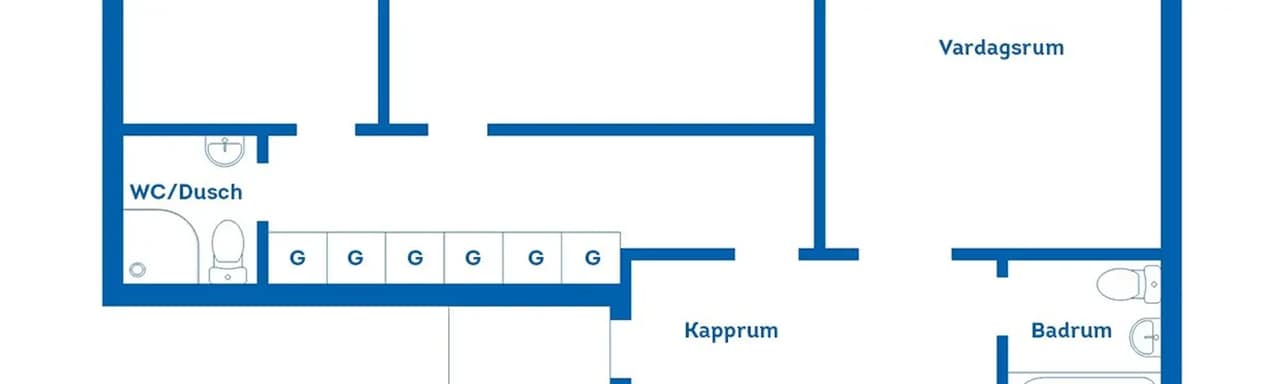 Floor plan for Gränsgatan 39A