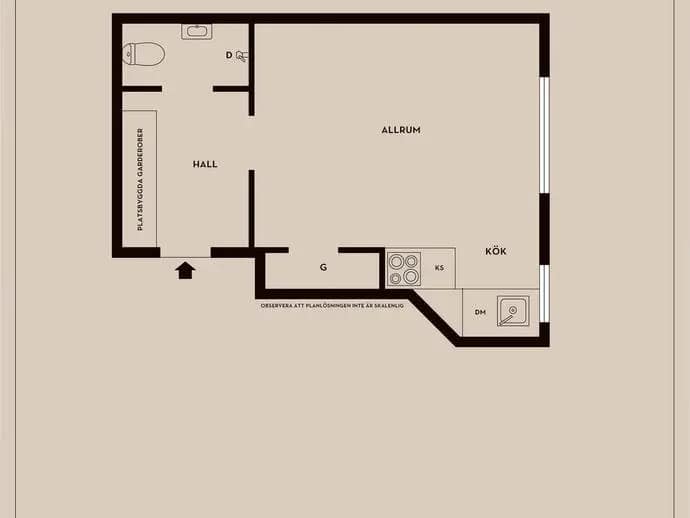 Planritning för Sveavägen 97, 2tr