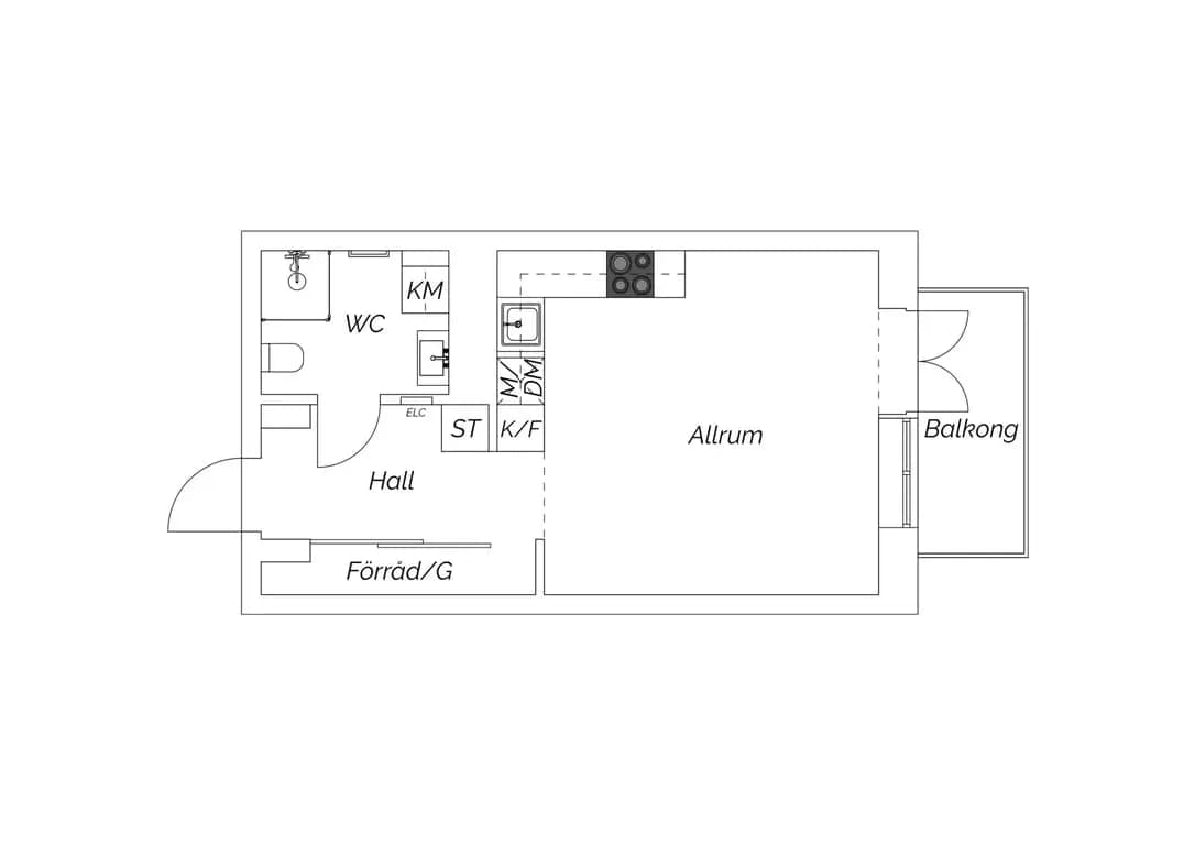Planritning för Karlavagnsgatan 1