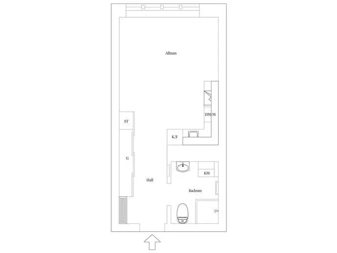 Floor plan for Karlavagnsgatan 1