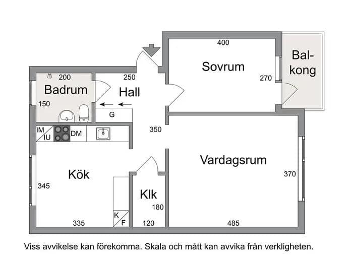 Floor plan for Fastlagsgatan 7