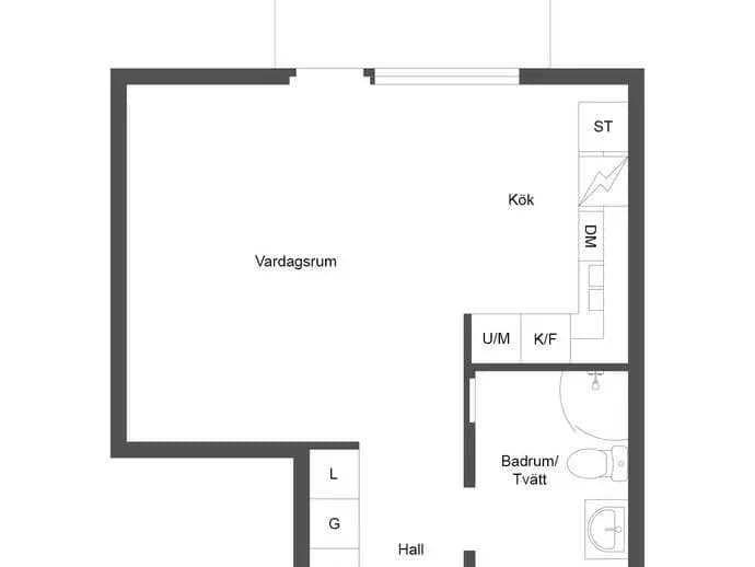 Planritning för Termikgatan 27B