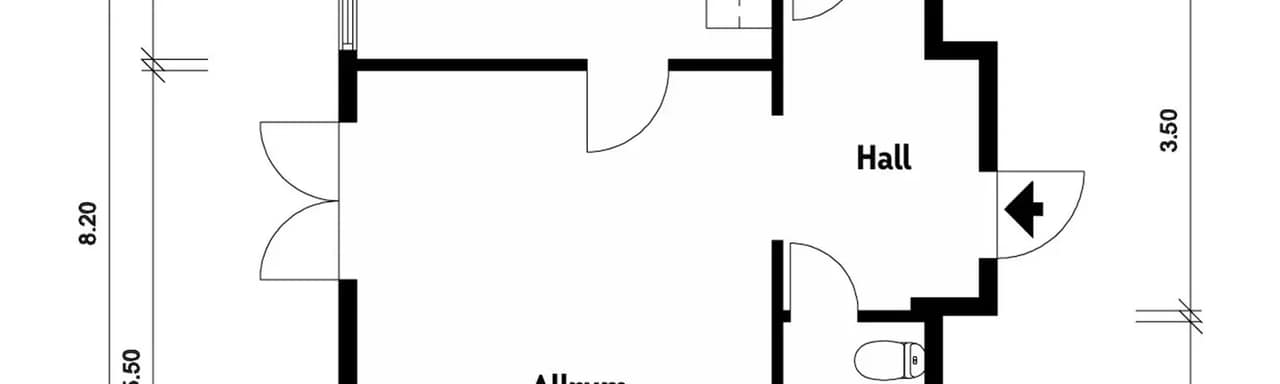 Floor plan for Lenvädersgatan 17