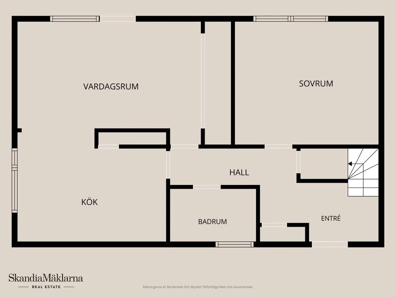 Planritning för Möllebacken 7
